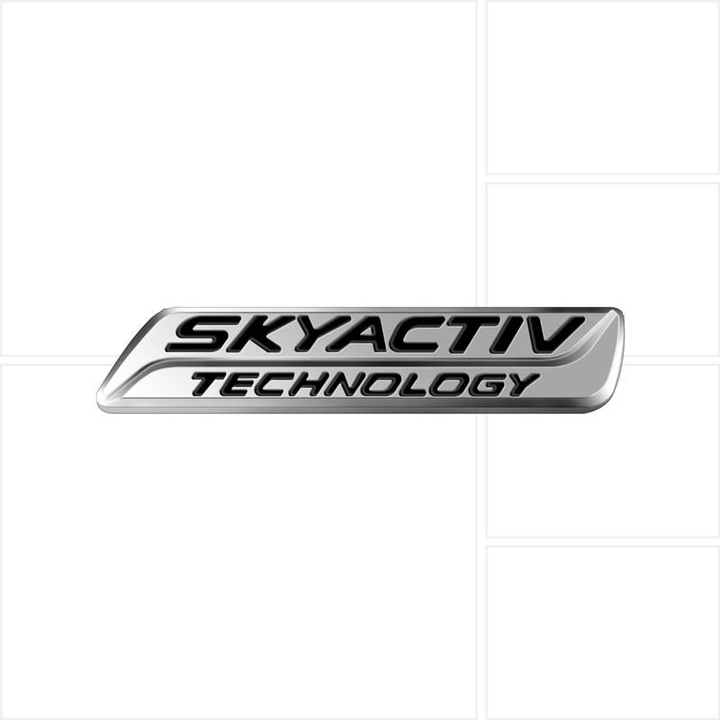 TECHNOLOGIA 3D SKYACTIV Logo Tylna naklejka na bagażnik samochodu Emblemat Naklejka na błotnik boczny dla CX-3 CX3 CX-5 CX5 CX-7 Atenza
