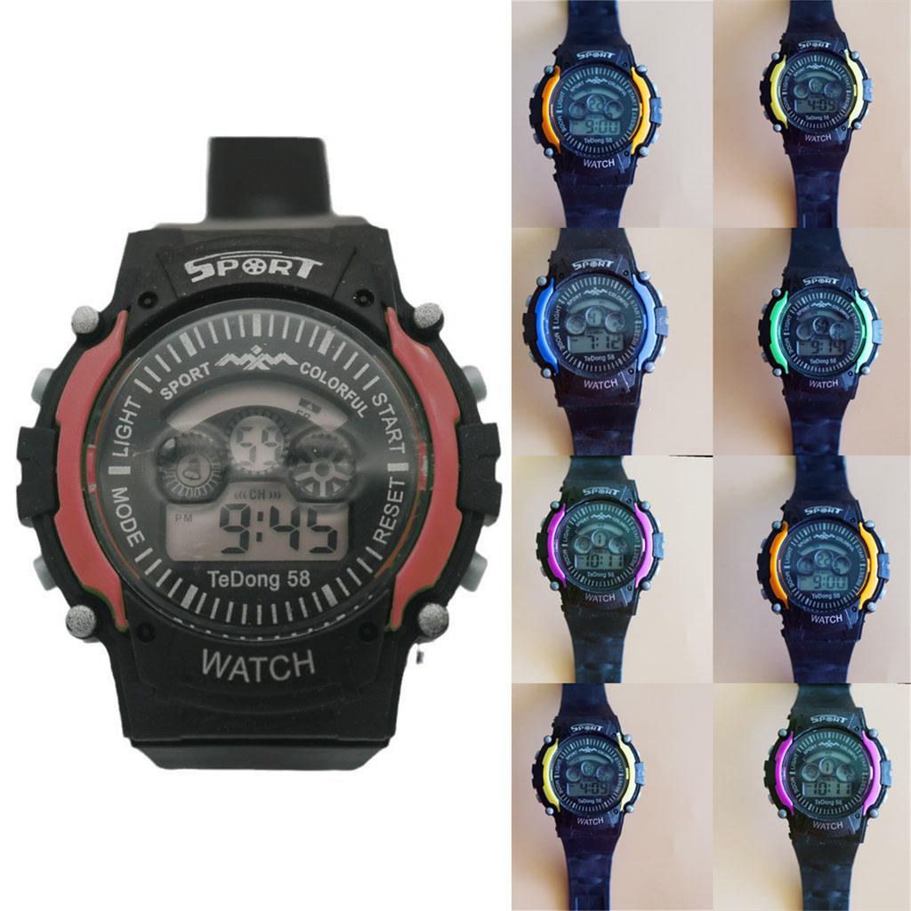 Men's Waterproof Luminous Running Alarm Clock Watch