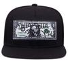 2pcs Men's Baseball Cap Necklace Set Hip Hop Hat Flat Brim Hat Fashionable Turnable Book Section Pendant Necklace