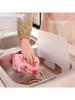 2-Pack Transparent Shower Splash Guard with Suction Cups