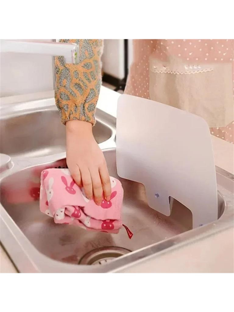 2-Pack Transparent Shower Splash Guard with Suction Cups