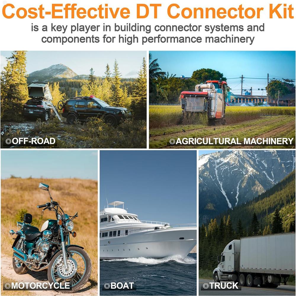 DT Connector Kit with Tool for Automotive Use