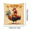 Funny F-Caw-F Chicken FCAWF Plush Blanket Novelty Velvet Throw Blanket For Home Decor Super Warm Holiday Stocking Stuffers