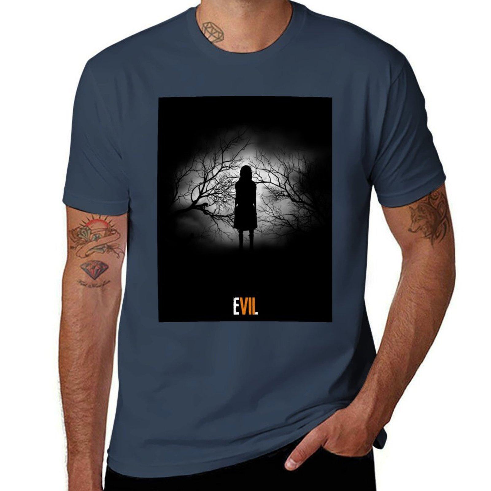 Evil Tshirt Halloween Theme Tshirt S