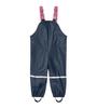 Children's Waterproof Fleece-Lined Outdoor Rain Bib Pants Jumpsuit