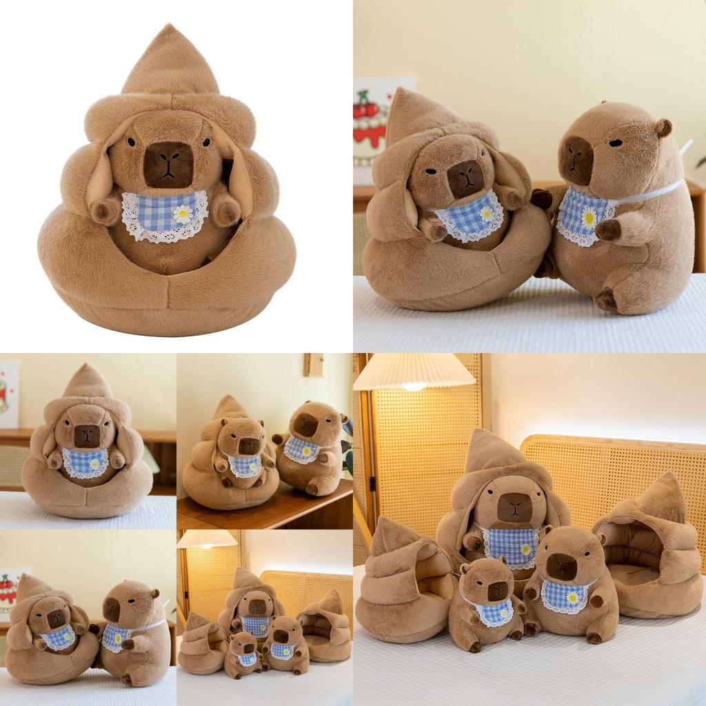 Capybara Plush Toy With Pp Cotton Filling For Kids And Collectors