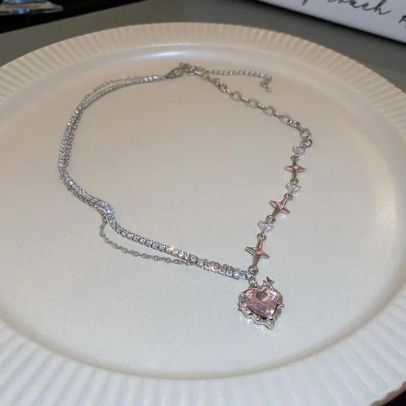 925 Sterling Silber Dreilagige Runde Halskette Schlichte Schlangenkette Anhänger Kugelkette Party Hochzeit Geschenk Damen Exquisiter Schmuck