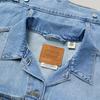 Levis Casual Comfortable Simple Single Button Long Sleeve Denim Jacket Women Jackets 0052P-0001