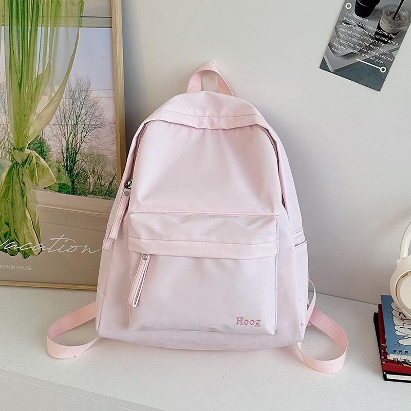 Casual versatile backpack women's new fresh and fashionable junior high school high school student schoolbag travel backpack