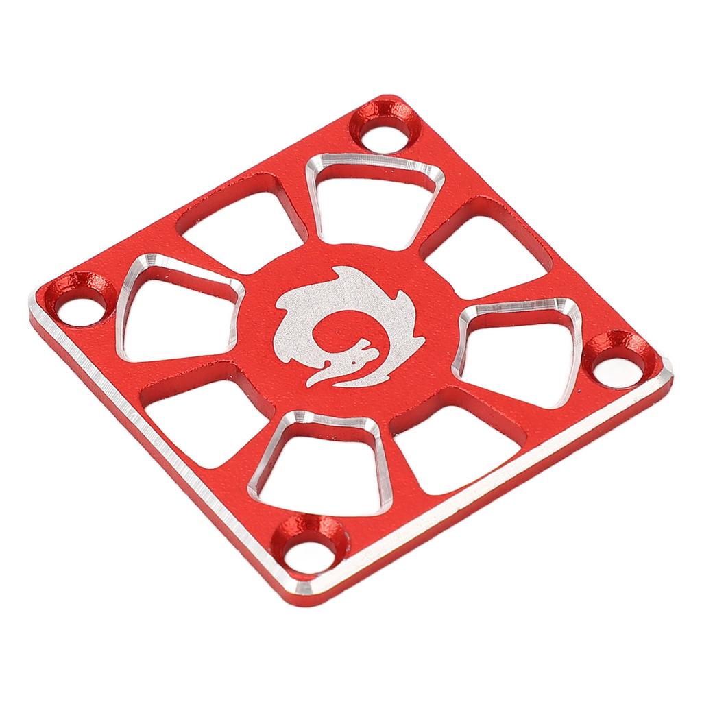 RC Cooling Fan Cover 1.18in Wide Aluminium Alloy Light Sturdy Cool RC ESC Cooling Fan Cover for