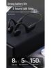 Wireless Bone Conduction Ear-hook Headphones with 3D Stereo, Noise Reduction, and Long Battery Life