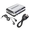 USB Cassette Tape To PC MP3 CD Switcher Converter Capture O Music Player with Headphones