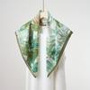 Versatile Printed Lightweight Breathable Women Square Neck Scarf For Spring Summer
