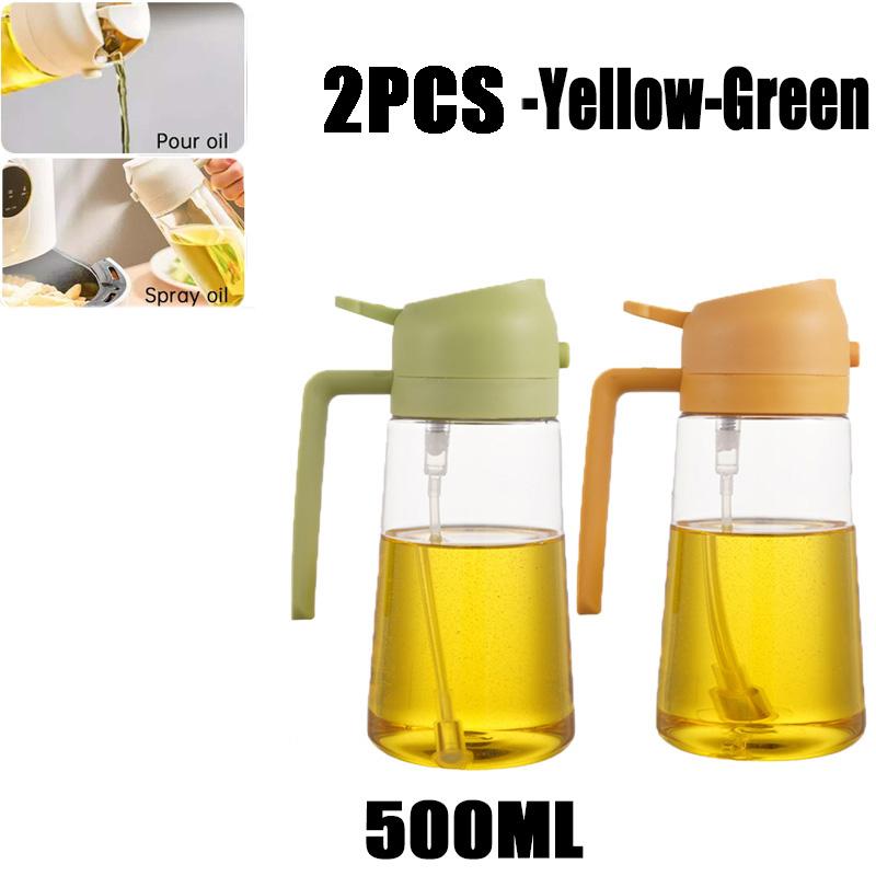 Camping BBQ Baking Vinegar Soy Sauce Spray Plastic Bottle Oil Spray for Cooking Olive Oil Sprayer Kitchen Gadgets 200/300/500ml