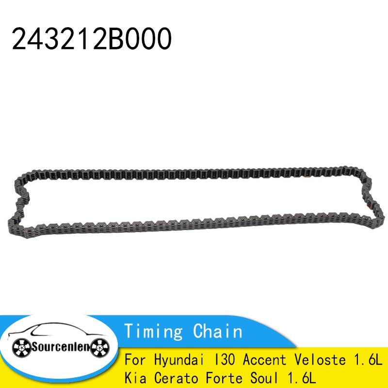 Brand New 243212B000 24321-2B000 Timing Chain for Hyundai I30 Accent Veloste 1.6L for Kia Cerato Forte Soul 1.6L