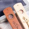 Engraved Wooden Kazoo with Metal Storage Box, Orff Musical Instrument for Kids & Adults, Companion for Guitar Ukulele