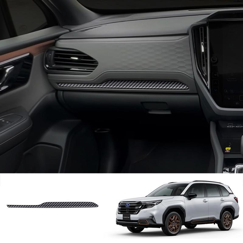 LHD RHD For Subaru Forester 2025 2026 Front Dashboard Center Conlose Panle Strip Copilot Glove Box Cover Interior Accessories