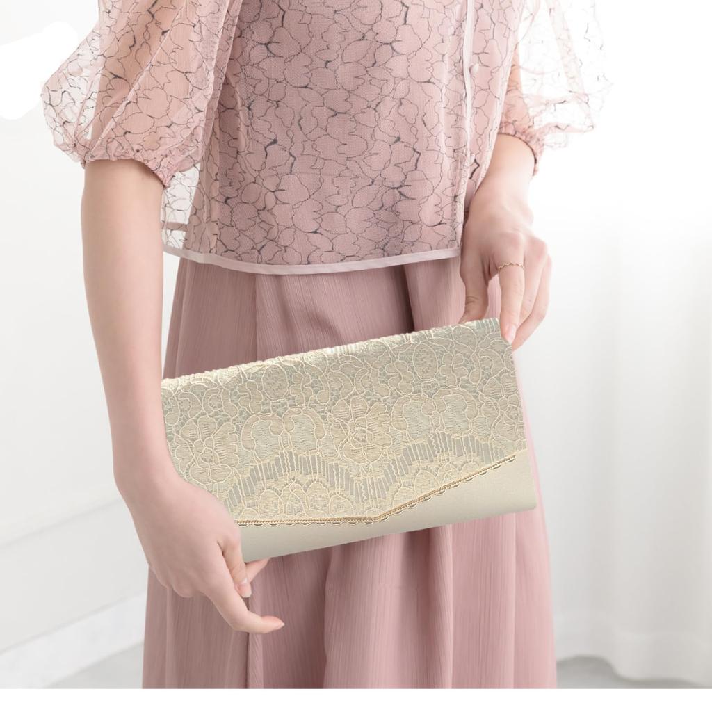Art Hertz Wedding Bag, Wedding Bag, Party Bag, Clutch Bag, Wedding Party Bag (Champagne Gold A)