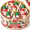 Small Figures Christmas Tree Santa Claus Mini Gnomes Figurines Ornament Christmas Holiday Party Favor Home Decor Supplies
