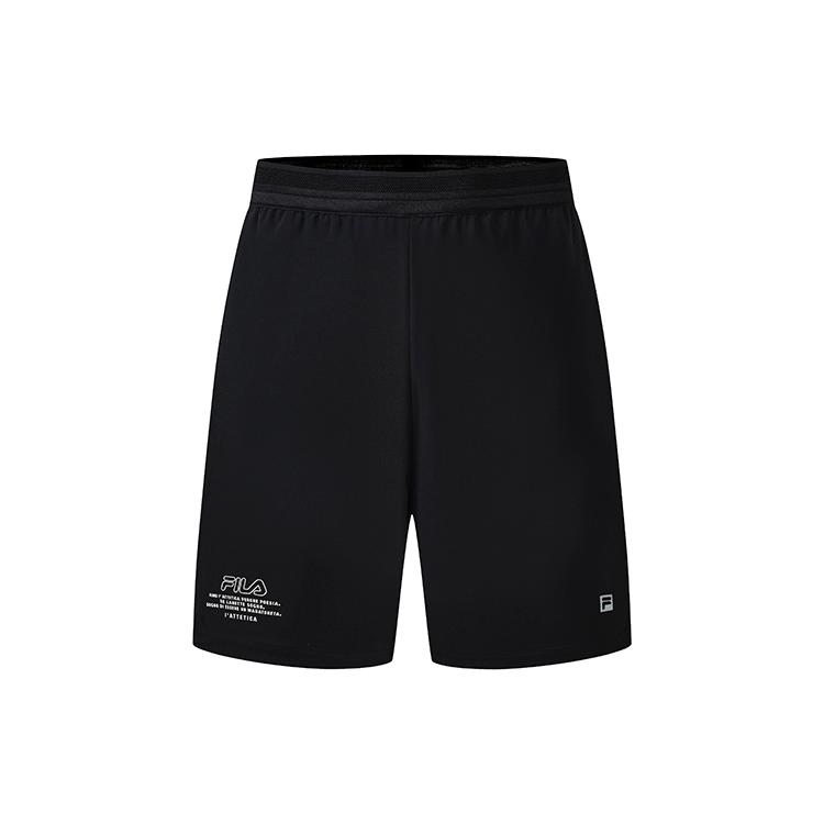 

New FILA Athletics Casual Shorts Men s Pitch Black A11M232802F-BK M