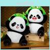 Cute Iron Head Bamboo-breaking Panda Plush Toy Animal Zoo Gift Stuffed Animal Birthday Present Panda Doll Characters)