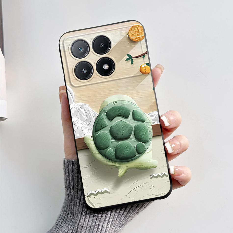 For Xiaomi Poco X6 Pro 5G Case Cute Cartoon Cat Frog Cover Soft TPU Phone Case For Xiaomi Poco X6 PocoX6 Pro X6Pro Fundas Bumper