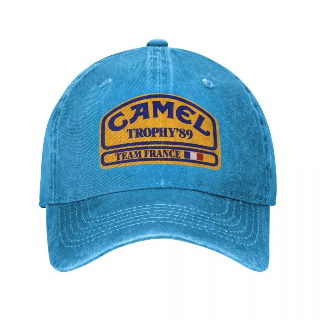 Camel Trophy Unisex Baseballkappe im Stil von Time France, Distressed Washed Caps Hut, Vintage Outdoor-Aktivitäten, Snapback-Hut