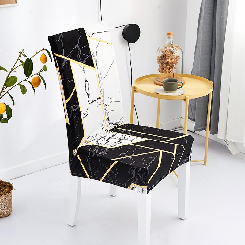 Four Seasons Universal Milk Silk Chair Cover Dust-Proof One Set Of El Conjoined Backrest All-Around Printing