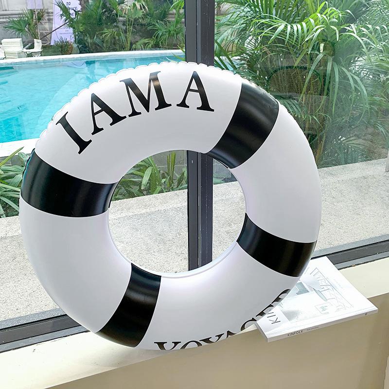 Black Wheel Tire Swimming Ring Adult Kids Inflatable Pool Float Tube Circle Summer Water Toys Air Mattress Boia Piscina