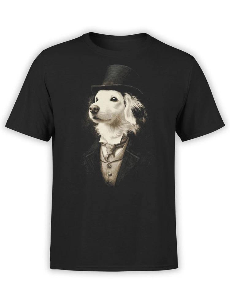 Fantucci Lord Woofington TShirt Vintage Aristocrat Dog Tee Unisex S
