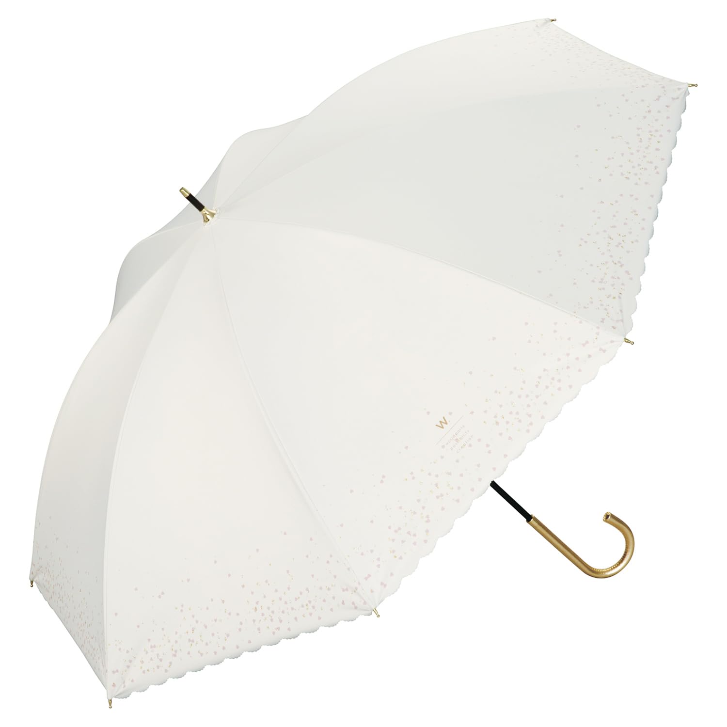 

Солнцезащитный Блестящий УФ Солнечный и Дождливый Длинный 55см Для [2025] Wpc. Зонт, Сердце, Выкл., 100% Затенение/100% Защита/UPF50+/Защита от жары/Для дней,