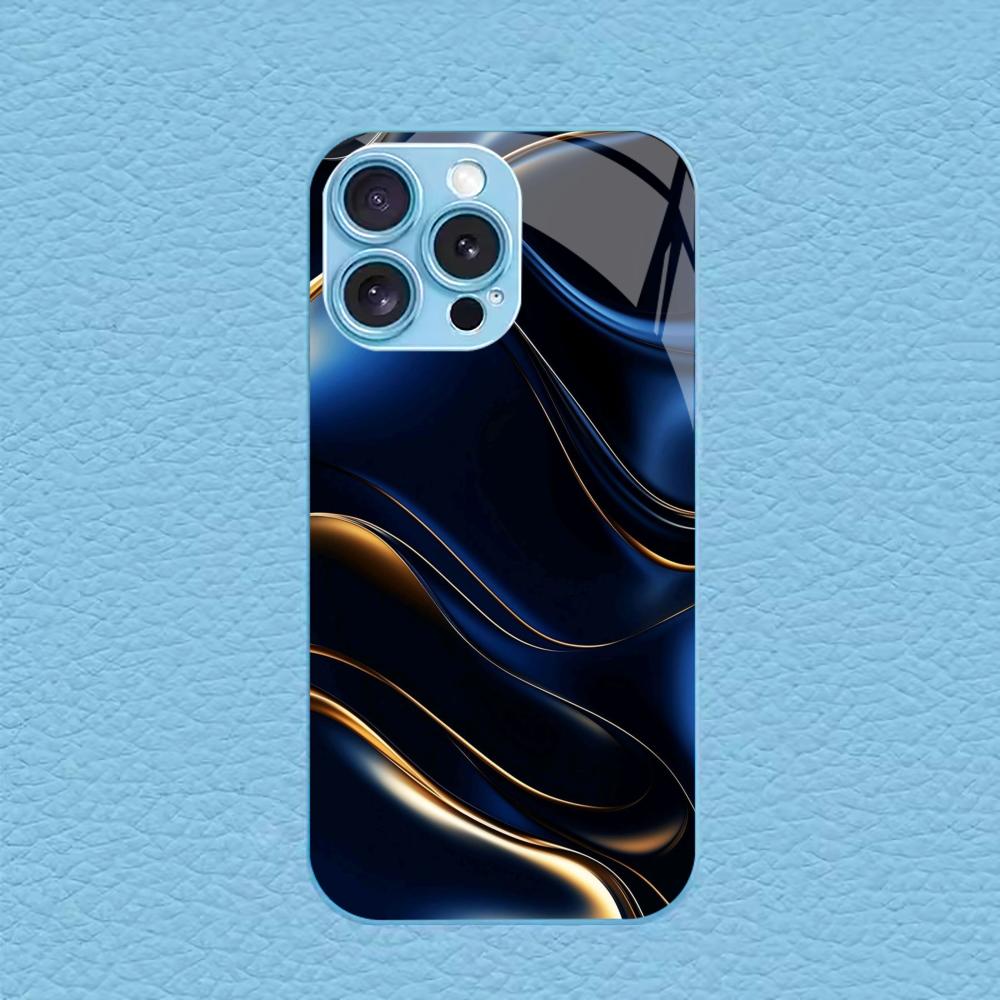 Texture New Hot-selling Protective Case Phone Case Metallic Paint Glass PhoneCase for iPhone 17 16 15 14 13 12 11pm Pro Plus