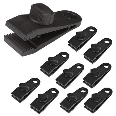 10PCS Clipe de Lona Tendas Clipe Portátil Impermeável Grampo de Toldo Instantâneo para Cobertura de Barco Toldo