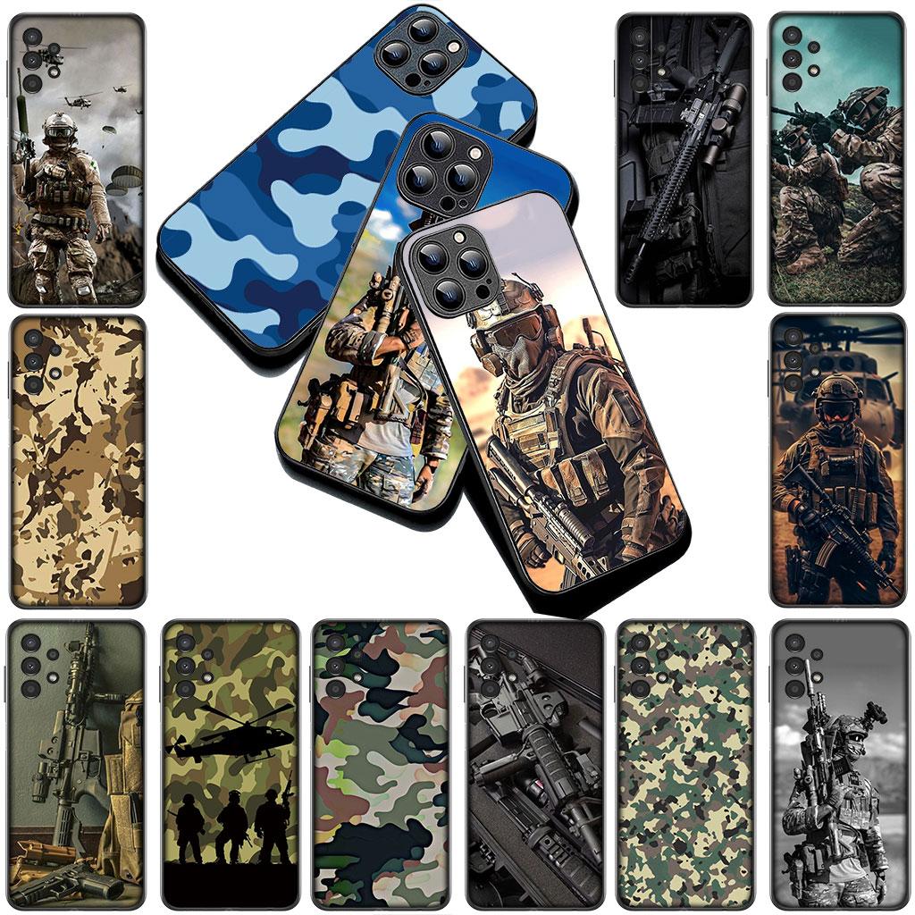 Camo Military Army Camouflage Special Forces Cover for Motorola Moto G55 G45 G75 G85 G13 Edge 50 30 Fusion 40 NEO Ultra Pro Case