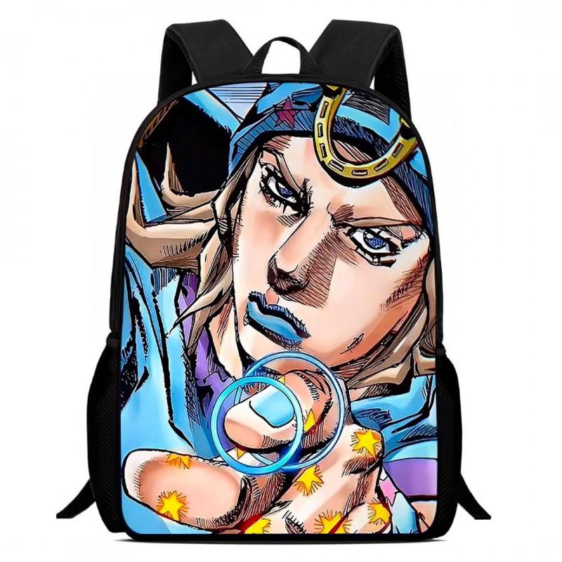 Zaino Scolastico per Bambini del Cartone Animato JoJo's Bizarre Adventure Leggero Ergonomico a Doppia Spalla Con Disegno Stampato Voti