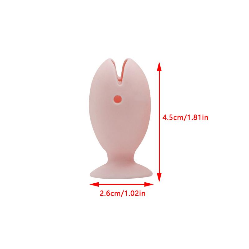 Tooth Brush Cover Caps Stand Cute Standing Portable Travel Toothbrush Head Cover Cute Fish Shape Silicone Suction Cup Toothbrush