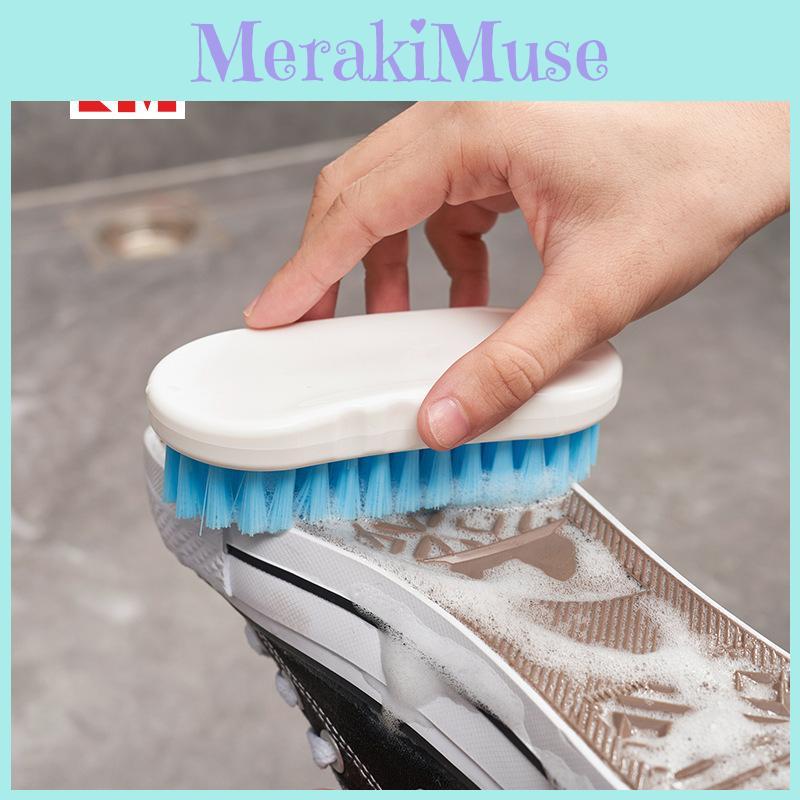 Plastic Hard Bristle Brush For Cleaning Shoes Clothes And Household Items