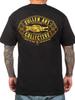 Sullen Men's Tradesman Short Sleeve Standard T-shirt Tattoo Style Skeleton Tee