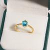Sparkling Colorful Dazzling CZ Finger Flower Rings For Women Luxury Bow Pink Zircon Ring Wedding Jewelry For Wife & Girlfriend