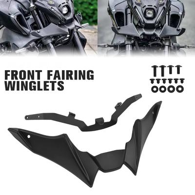 For YAMAHA MT-09 MT09 MT 09 SP 2025-UP Motorcycle Front Downforce Spoiler Naked Frontal Spoilers Winglet Aerodynamic Wing Kit