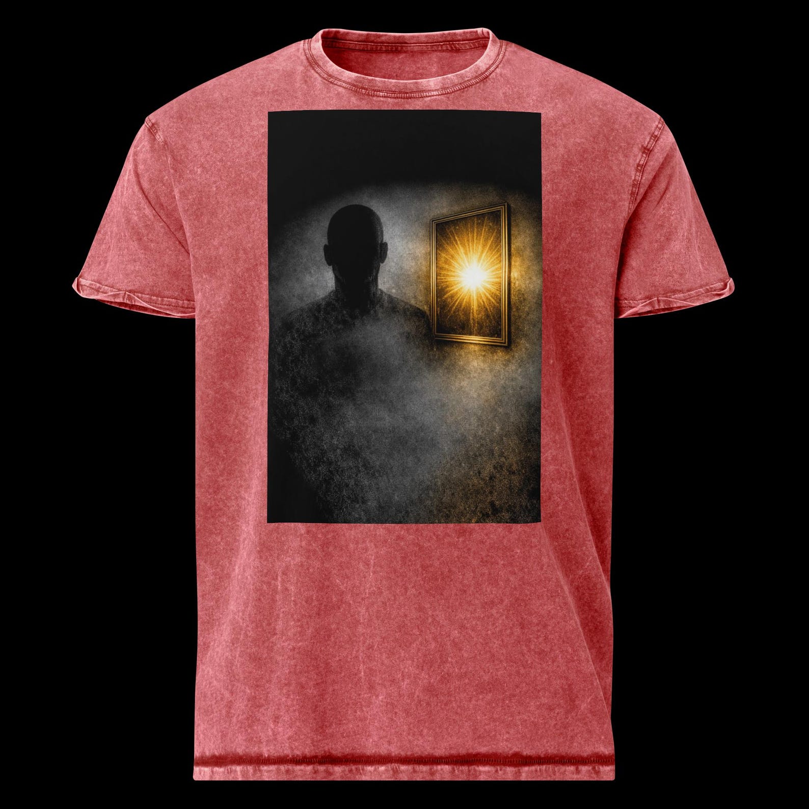 Denim T-Shirt - The Silent Reveal - Raw Human Frequency S