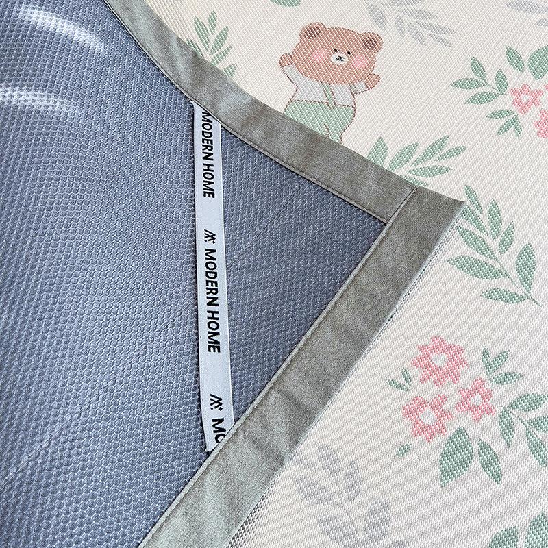 3KS Podložka z ledového hedvábí Letní ratanová podložka Letní podložka na postel Prostěradla Skládací ledové hedvábí Manželská postel Klimatizační podložka