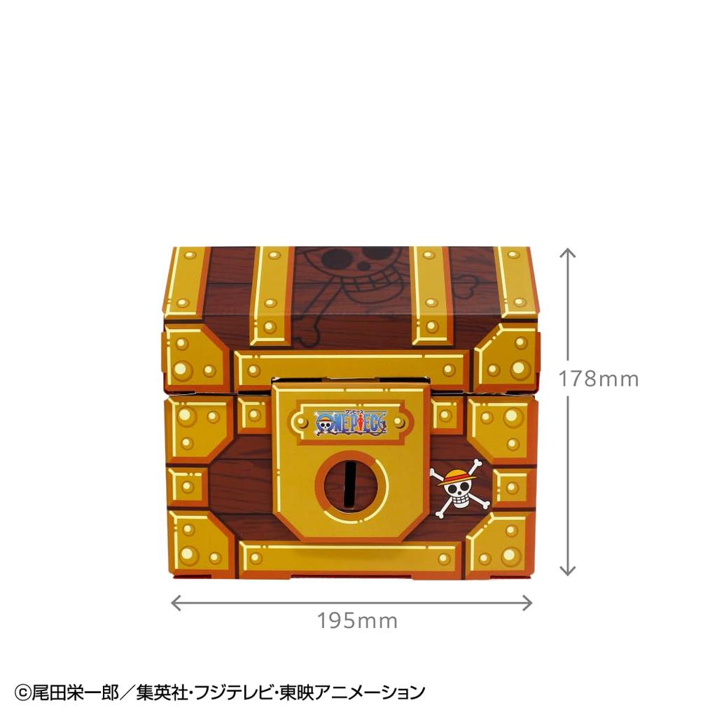 Giftule [Treasure Chest] One Piece Limited Edition Design (Wanted Poster) S Size Merchandise with Lock Straw Hat Pirates Anime Gift Limited Edition