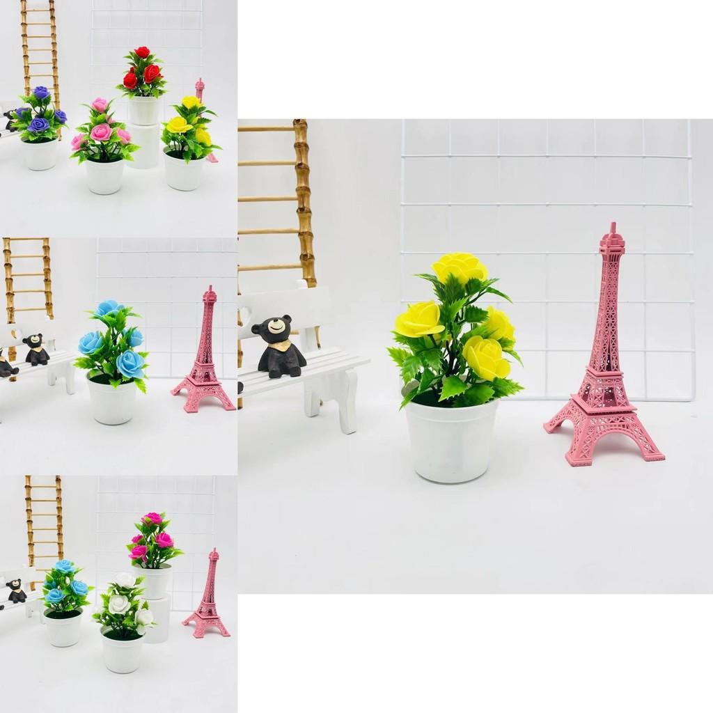 Artificial Rose Potted Plant For Wedding Photography And Home Decoration
