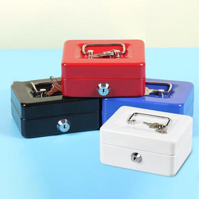 Money Storage Container Modern Handle Multifunctional Key Safe Box Cash Coin for Home