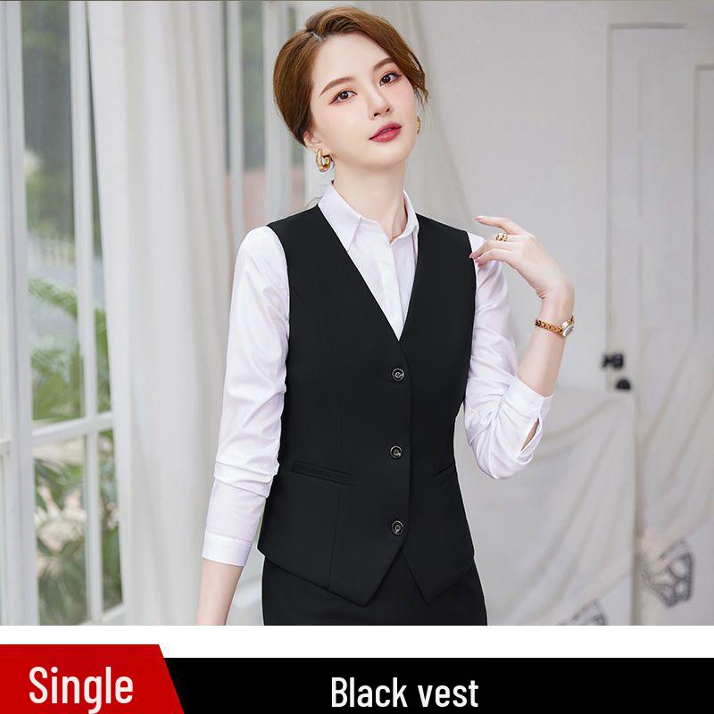 Women s Royal Blue Suit Vest - Spring/Autumn 2026 Fashion Workwear Jacket Set S (39-44 kg)