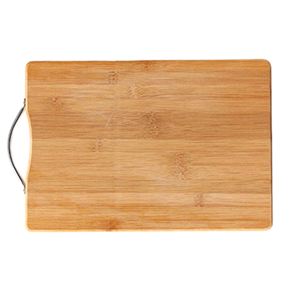 Chopping Board Thickened Bamboo Stable Sturdy Anti Crack Easy To Clean Kitchen Cutting Board with Hanging Hole