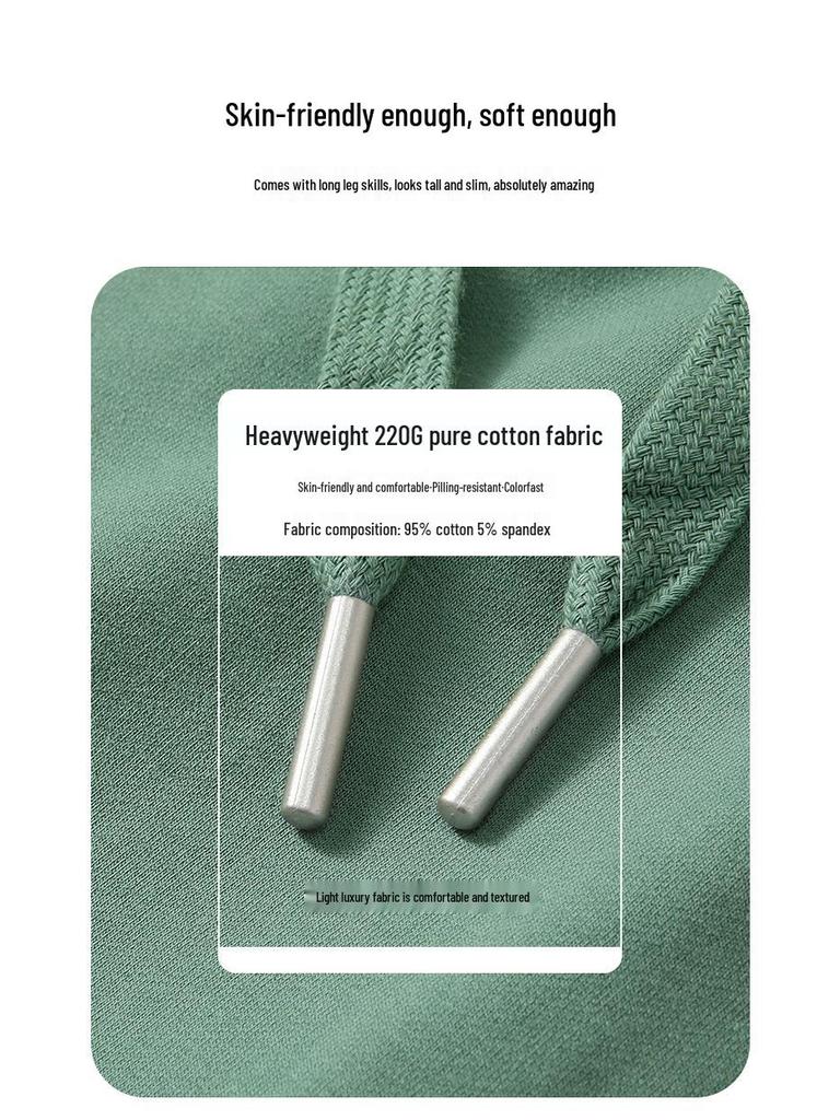 Women's Casual Summer Cotton Harem Sweatpants - Loose Fit, Cuffed, Sports Style