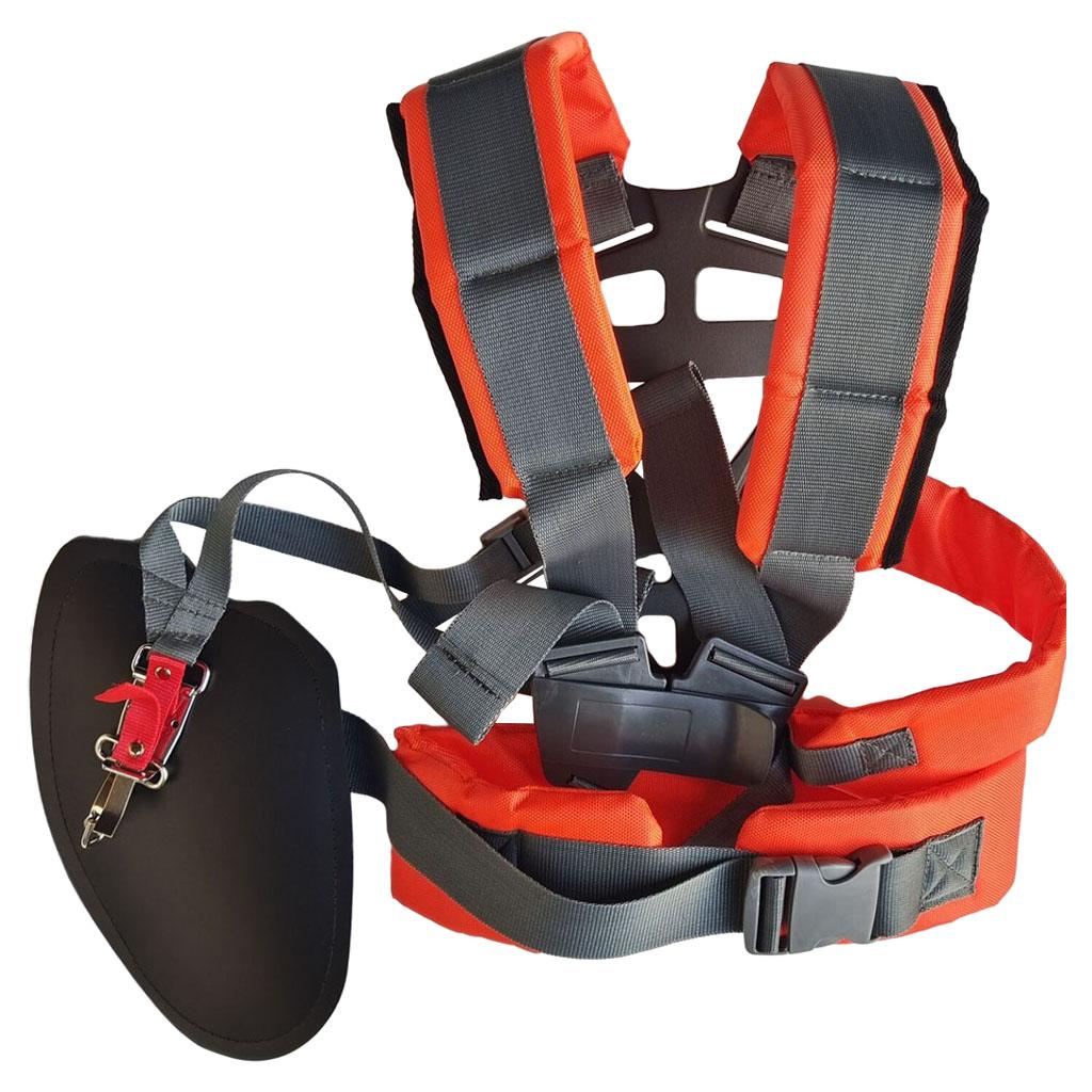 Curea pentru trimmer Ham dublu de umăr Curea reglabilă de susținere a umărului Confort Economie de efort Universal pentru cositoare cu fir, cositoare, perie