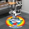 1pc Bugs Bunny Rainbow Office Round Area Rug, Under Office Chairs Bedroom Living Room Home Decor  A1022285